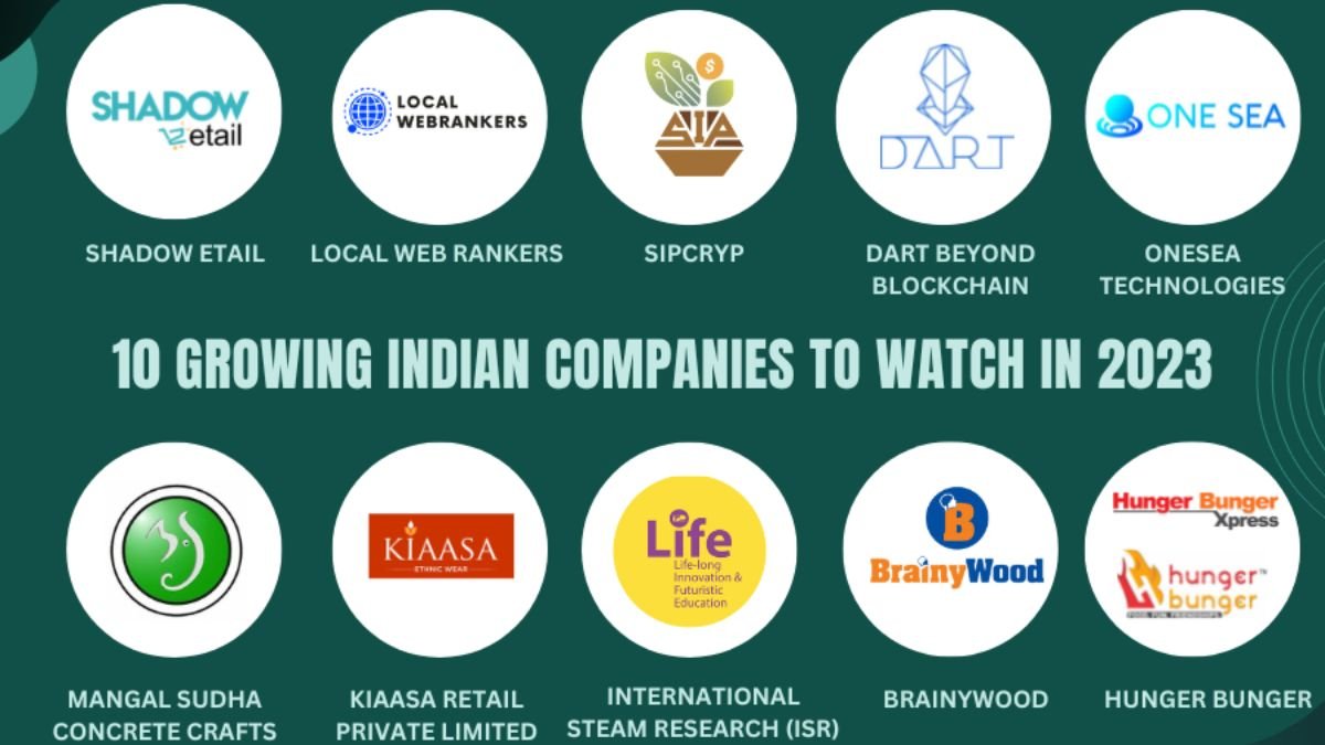 10 growing Indian companies to watch in 2023
