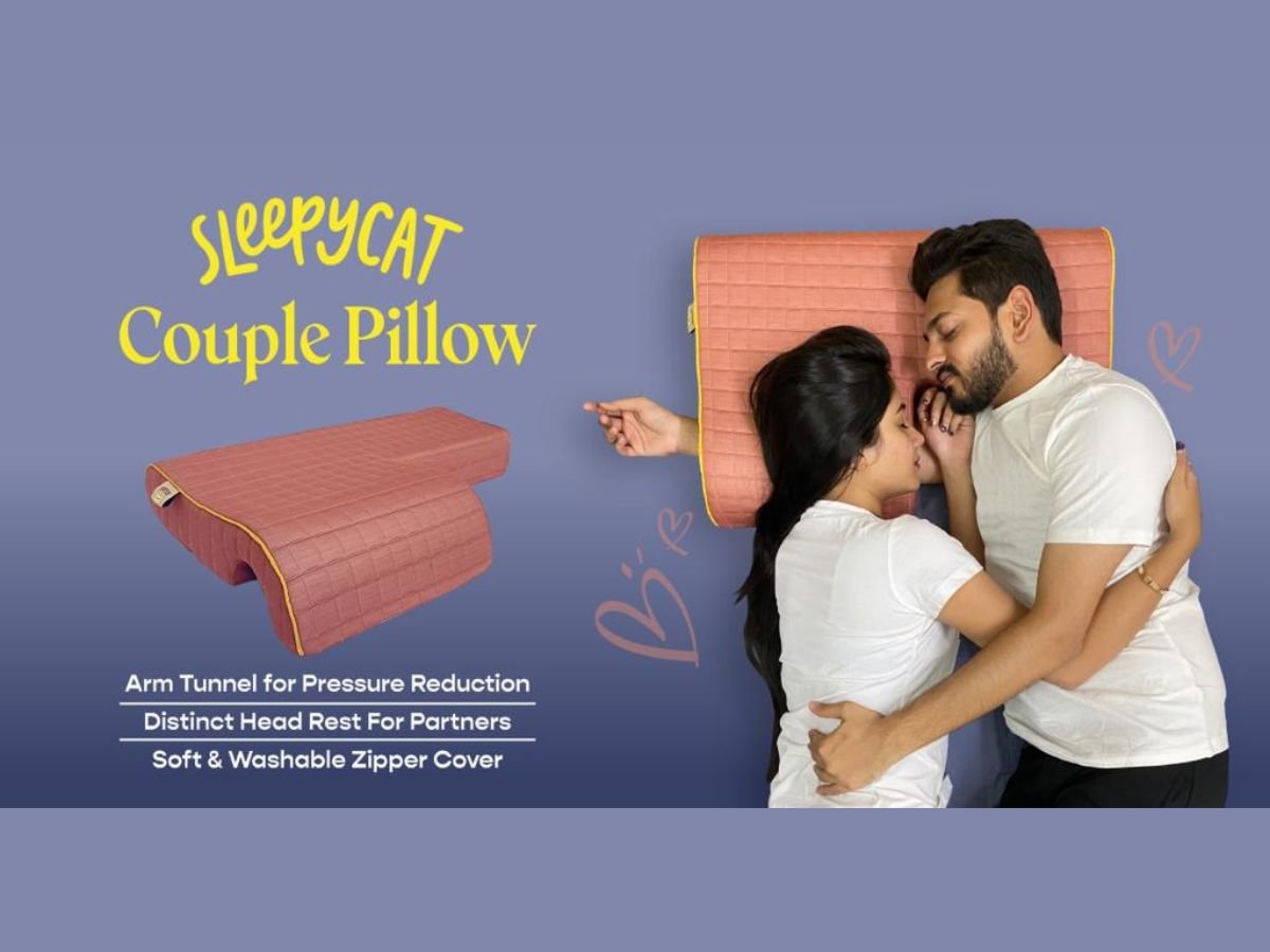 SleepyCat launches a Valentine’s special – The Couple Pillow for couples to cuddle all-night without the pain or discomfort