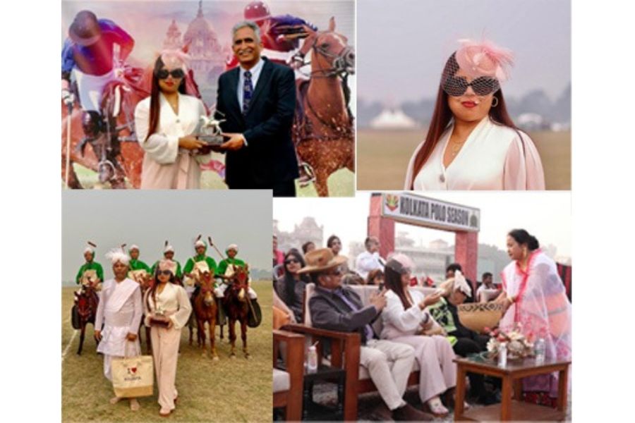 “Chaitali Das presents eco-friendly souvenirs to Manipuri polo players at Kolkata Polo Season 2022”