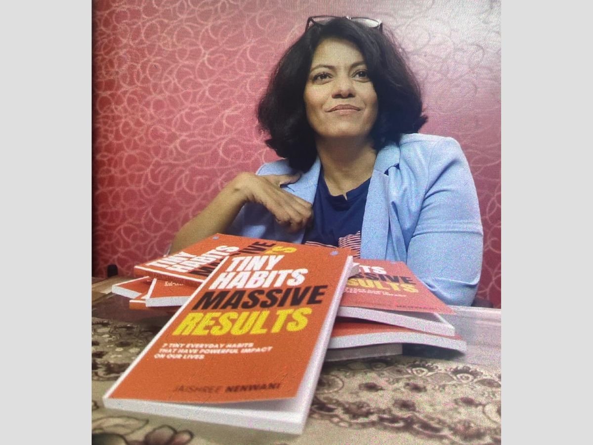 Jaishree Nenwani launches an inspiring book on life and tiny everyday habits “Tiny Habits Massive Results”