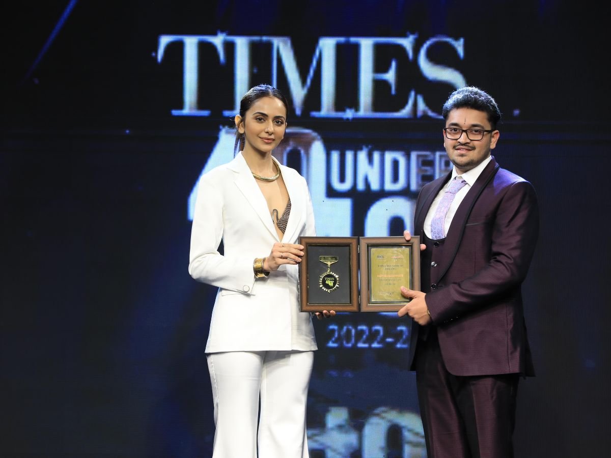 Vitra AI’s Co-Founder & CEO, Satvik Jagannath Felicitated at Times 40 Under 40