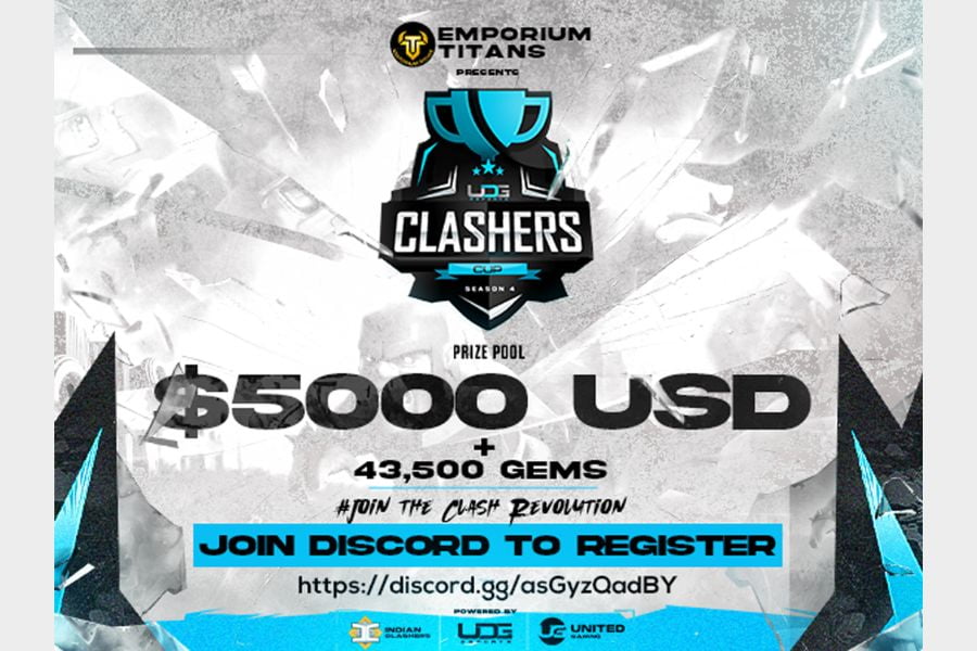 UDG Esports Announces Clashers Cup Season 4, Sponsored by COC Esports