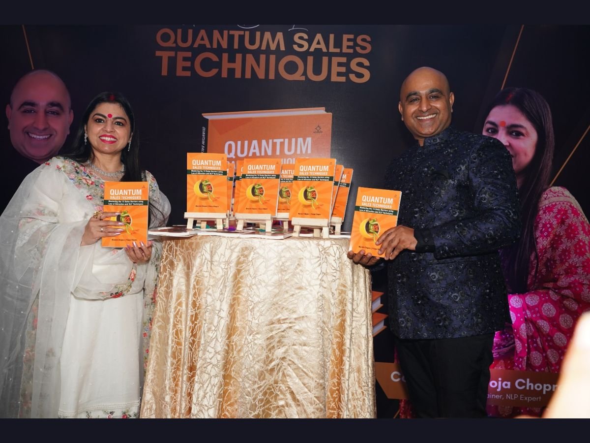 Munish & Pooja Chopra’s book “Quantum Sales Techniques” becomes bestseller in 24 hours