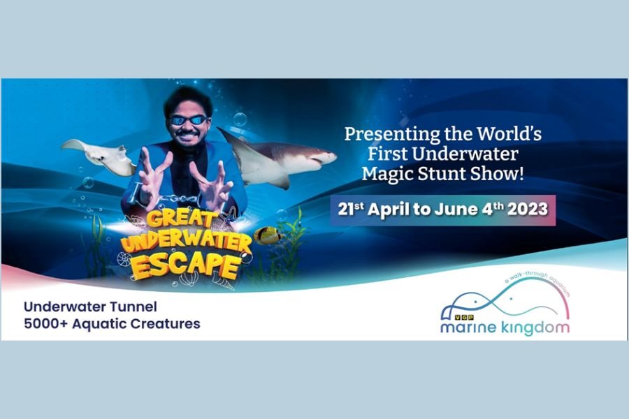 VGP Marine Kingdom Presents World’s First Underwater Magic Show