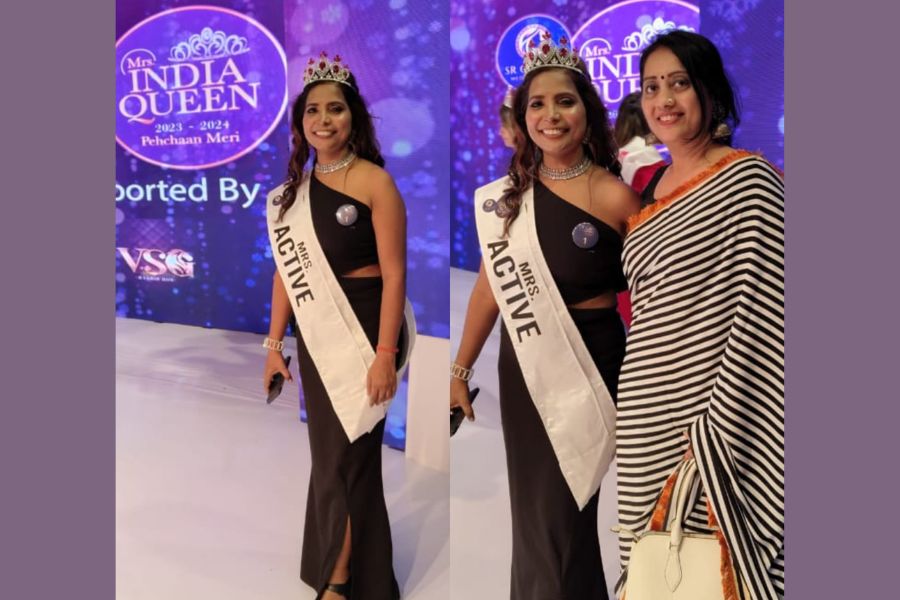 Rachna Mishra won the title of Mrs. Active 2023-24