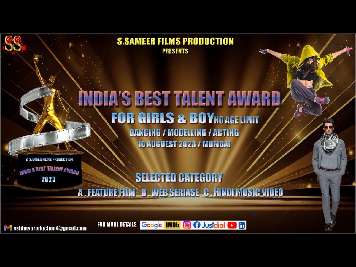 S.Sameer Films Production Presents “India’s Best Talent Award”
