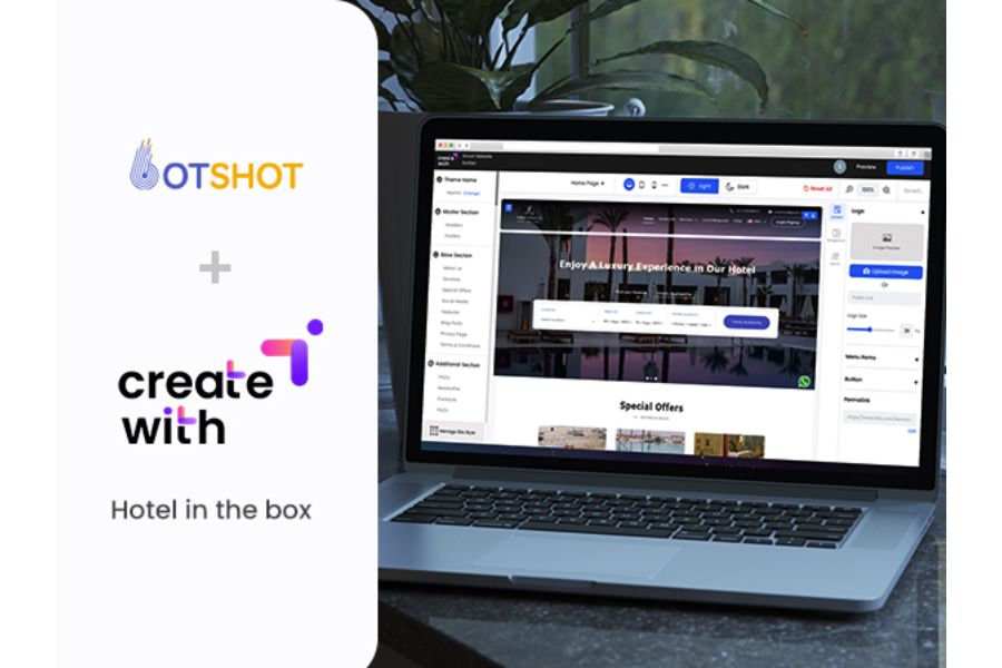 BOTSHOT launched “CreateWith”- Hotel in the Box solution, empowering Hotels & B&Bs by boosting 5X growth in direct bookings