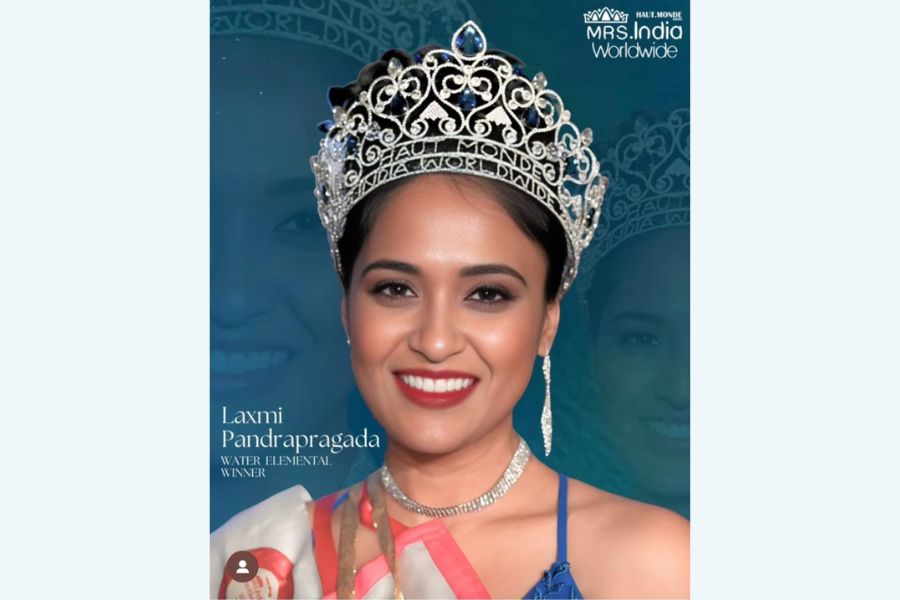 Hyderabad’s Laxmi Pandrapragada Wins Haut Monde Mrs India Water Element 2023 at Grand Finale in UAE