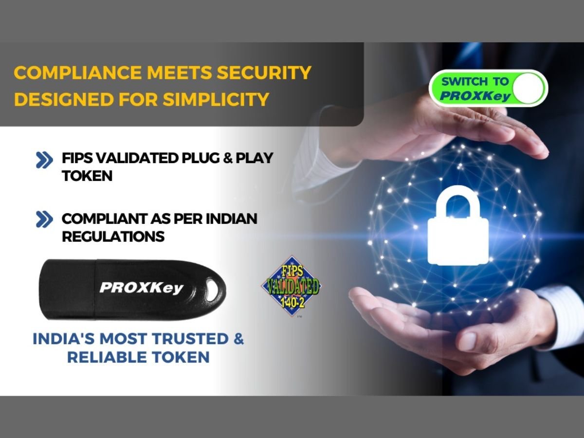Pagaria Group Unveils Empanelment Of ProxKey USB Token With Certifying Authorities in India