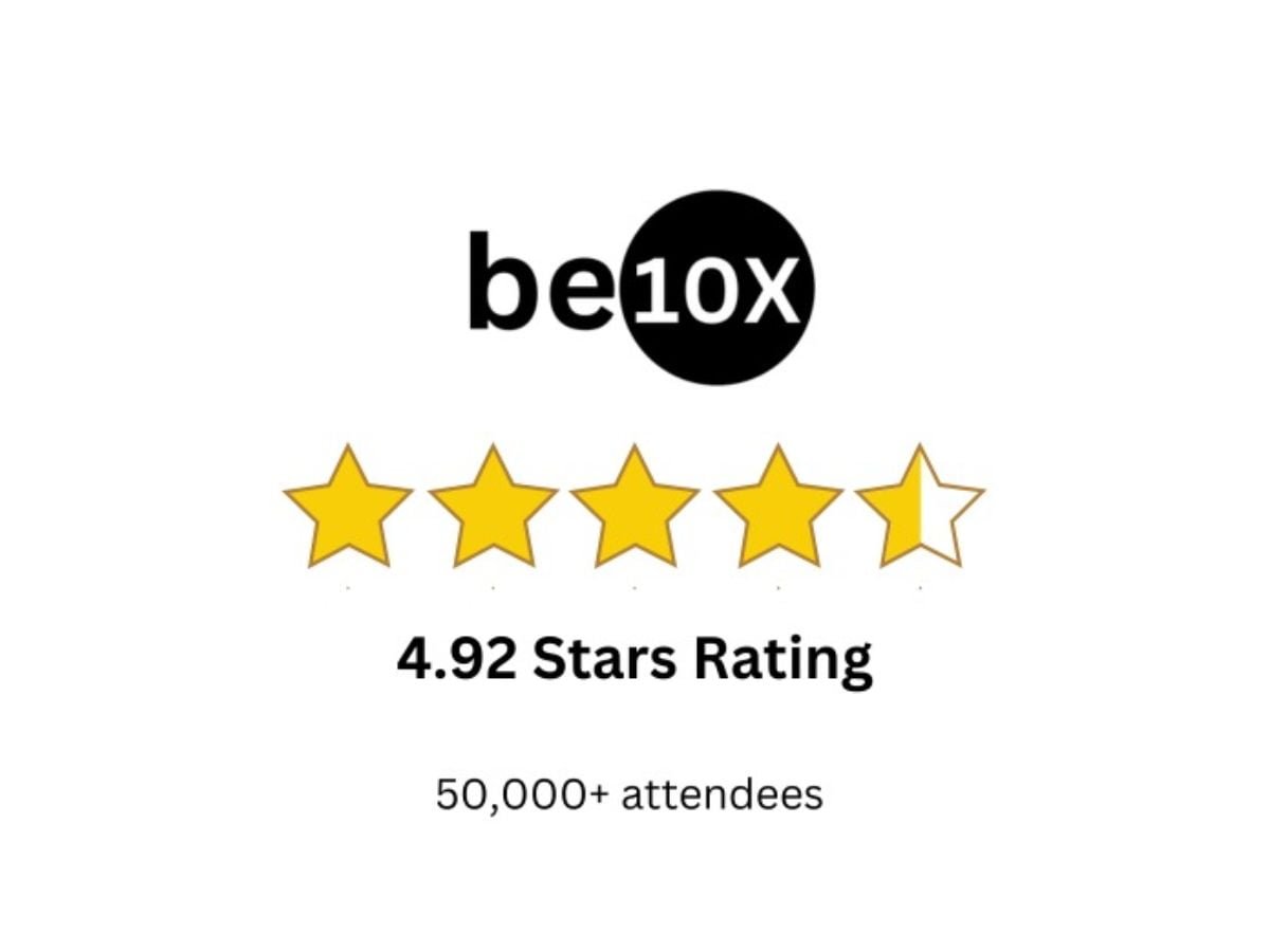 Be10X’s AI tools workshop attains a Milestone; Average rating of 4.92/5 out of 24,563 reviews – highest ever in the edtech industry