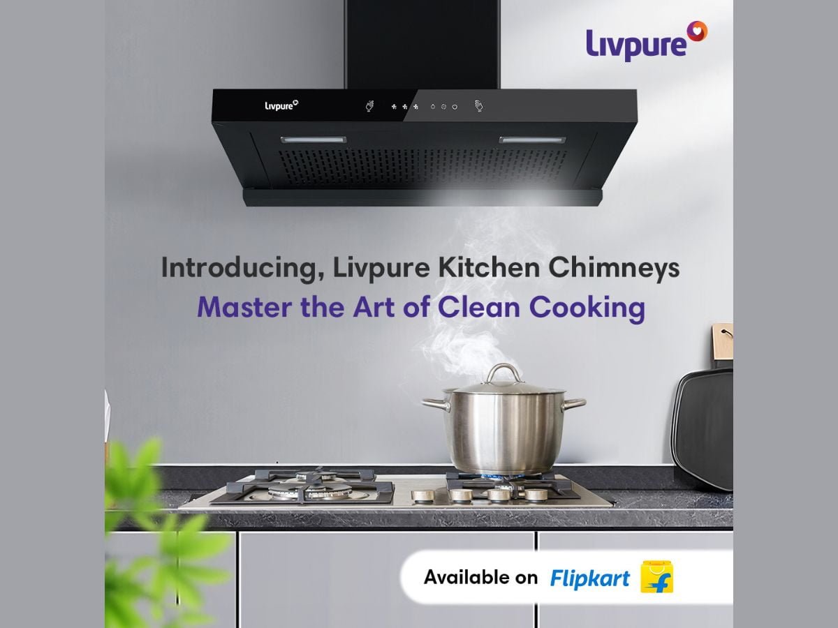 Livpure ushers in a new era of kitchen innovation by unveiling a state-of-the-art range of Chimneys