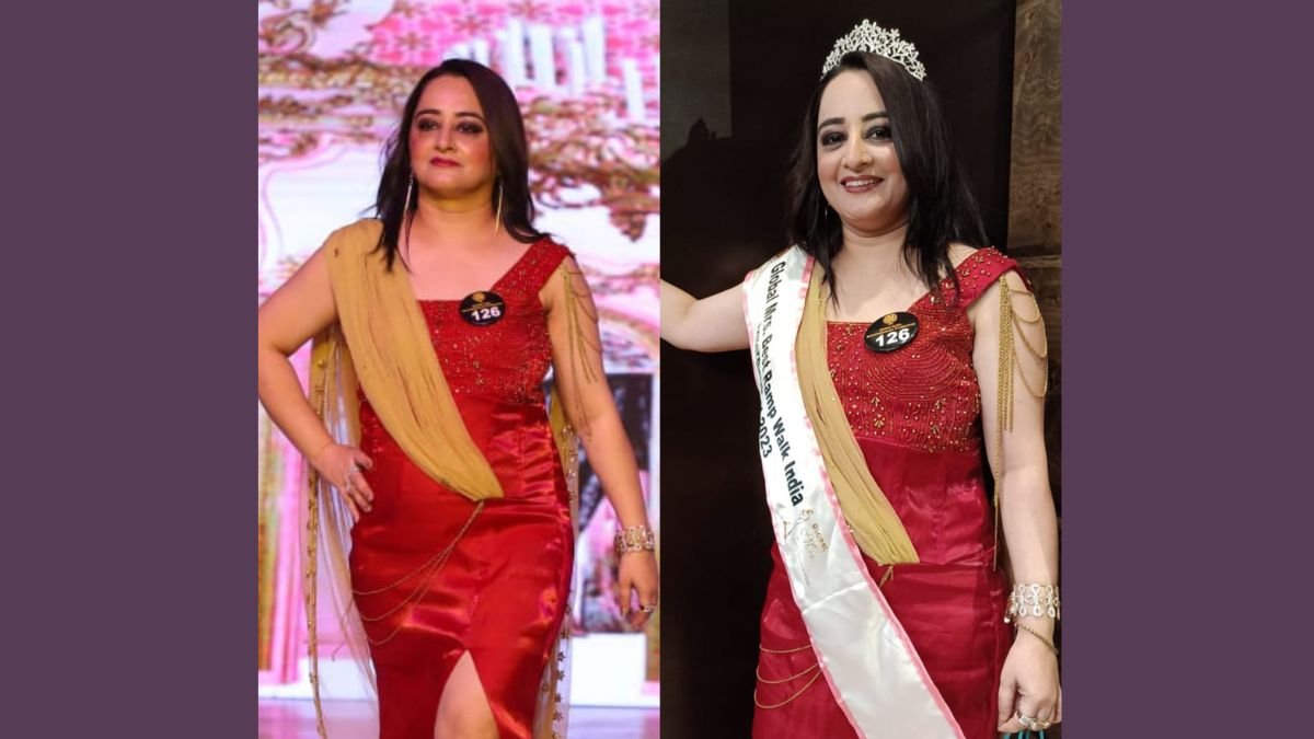 Pooja Mantal, a resident of Mangalore, Karnataka,  won the Title of Best Ramp Walk 2023