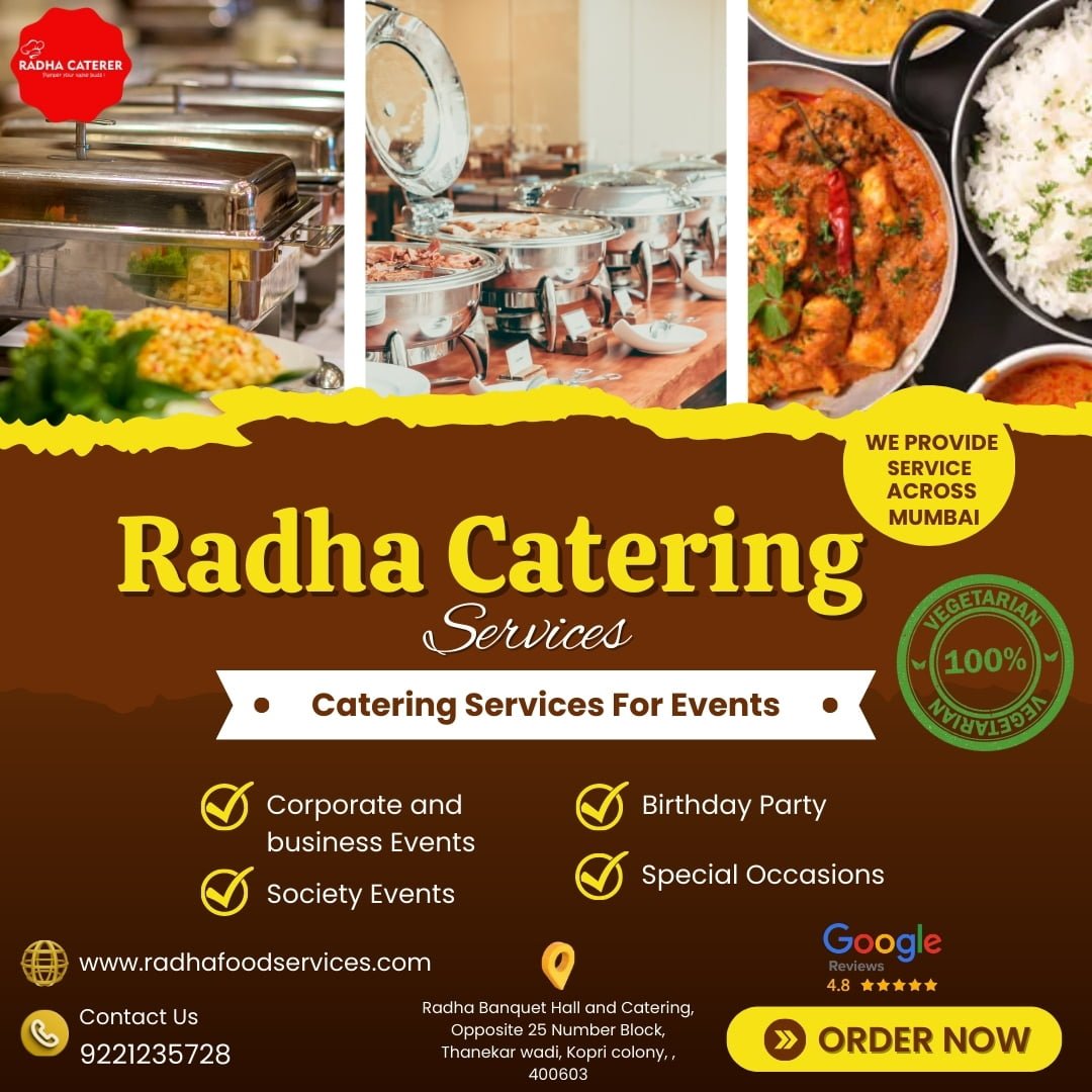 Radha Catering is Best Catering Service in Mumbai and Thane 100% Top veg caterers in Thane