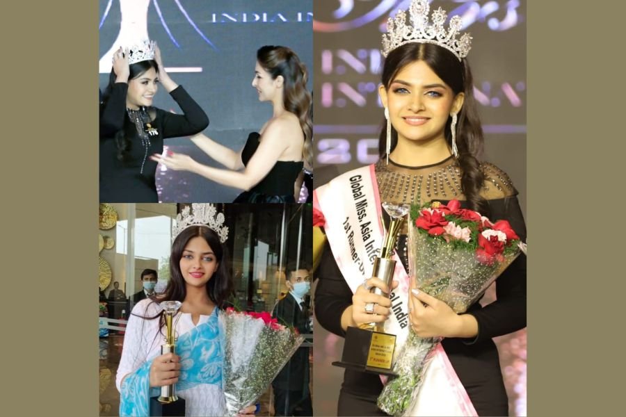 Miss Ashlee Ashish won the title of Global Miss India Asia International First Runner Up 2023