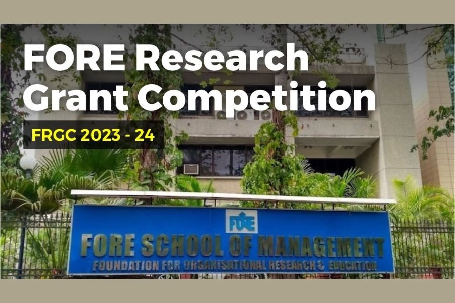 Introducing FORE Research Grant Competition (FRGC) 2023-24: Empowering Ground-breaking Research in Management