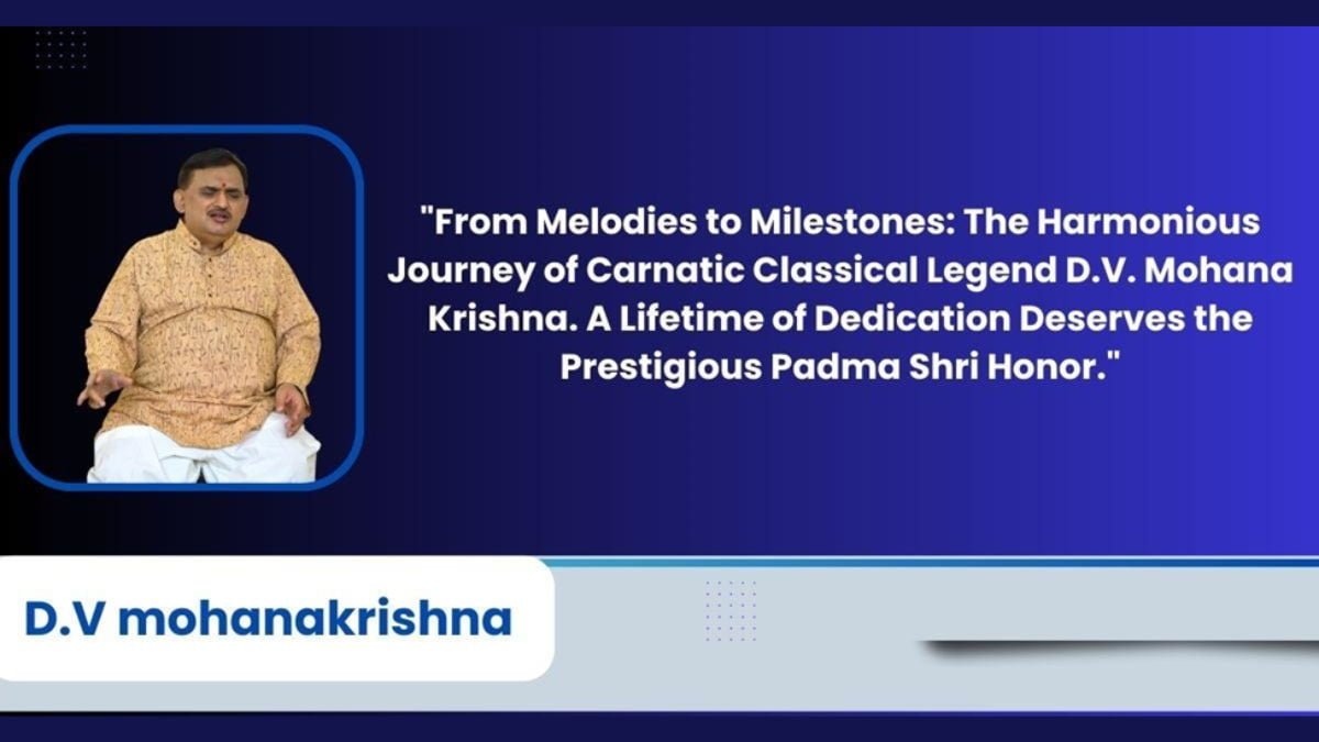 From Melodies to Milestones: The Harmonious Journey of Carnatic ClassicalLegend