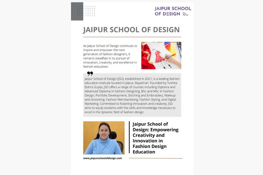 Jaipur School of Design: Empowering Creativity and Innovation in Fashion Design Education