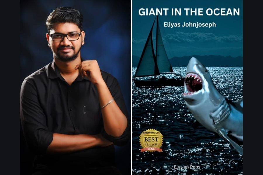 “Giant in the Ocean” By Eliyas Johnjoseph Is India’s First Great White Shark Adventure Story