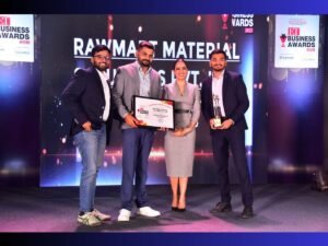 Rawmart Co-founder & CEO Shrenik Bora, felicitated at ET Business Awards 2023