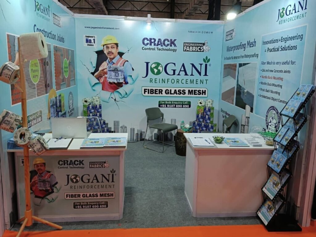 Jogani Reinforcement’s Crack Control Technology- Fiber Glass Mesh get Engineer’s appreciation in World of Concrete Show - Mumbai (Maharashtra) , January 23: India’s well appreciated  brand Jogani Reinforcement was highly appreciated at the leading and most influential concrete show in India for their high-quality fibre mesh products, waterproofing mesh, engineering fabrics  and innovative crack control technologies. - PNN Digital