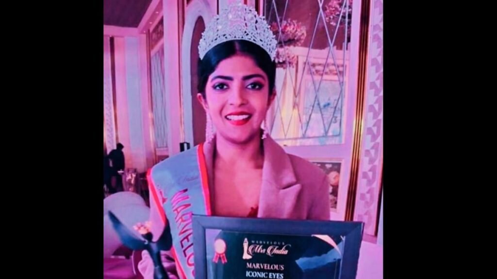 Akshara Nair from Chennai won the title of Marvelous Iconic Eyes 2024 - New Delhi (India), January 22: Akshara Nair from Chennai, Tamil Nadu has won the title of Marvelous Iconic Eyes (2024). Yes, recently the Marvelous Mrs. India Beauty Contest, 2024 was organized in Gurugram by Dr. Aditi Govitrikar in which women all across India and abroad had participated and Akshara was one among them. With her hard work and ability, she backed the title of Marvelous Iconic Eyes (2024). - PNN Digital
