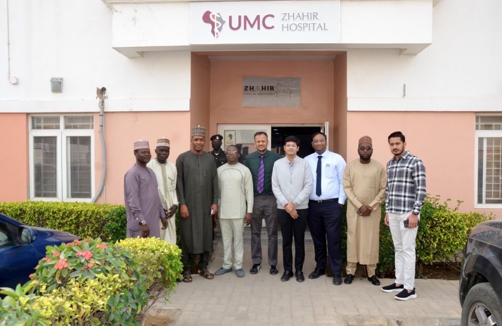 UniHealth's Successful Spine and Orthopaedic Surgical Camp in Nigeria Demonstrates Commitment to Excellence and Innovation - Management of UMC Zhahir Hospital & 3 dignatories - PNN Digital