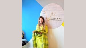 Enter the Realm of Woven Dreams: Raavi Unveils ‘The Weaver’s Shop’ – A Symphony of Local Threads, Where Sarees Find Their Voice