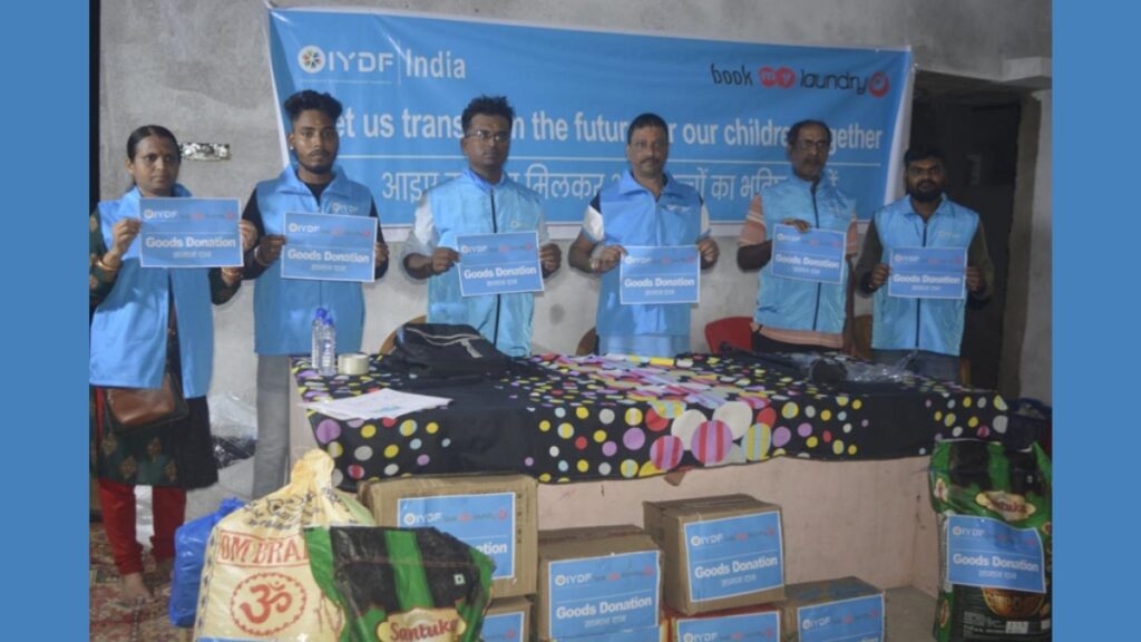 IYDF and Bookmylaundry Join Forces to Ignite Hope for Underprivileged Children