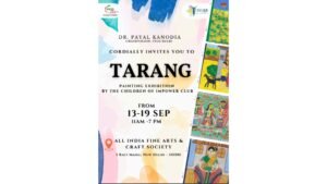 Tarang First-Ever Exquisite Art Exhibition By The Children Of Migrant Workers In Delhi-Ncr