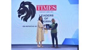 White Lotus Founder & CEO, Pavan Kumar, felicitated at Times Leaders of Tomorrow