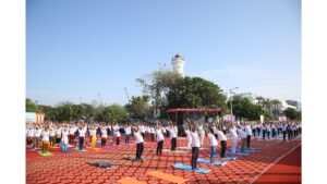 International Yoga Day 2024 in Puducherry – Padma Jaiswal IAS