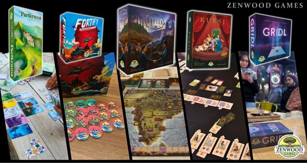 Zenwood Games has created an exciting array of modern board games