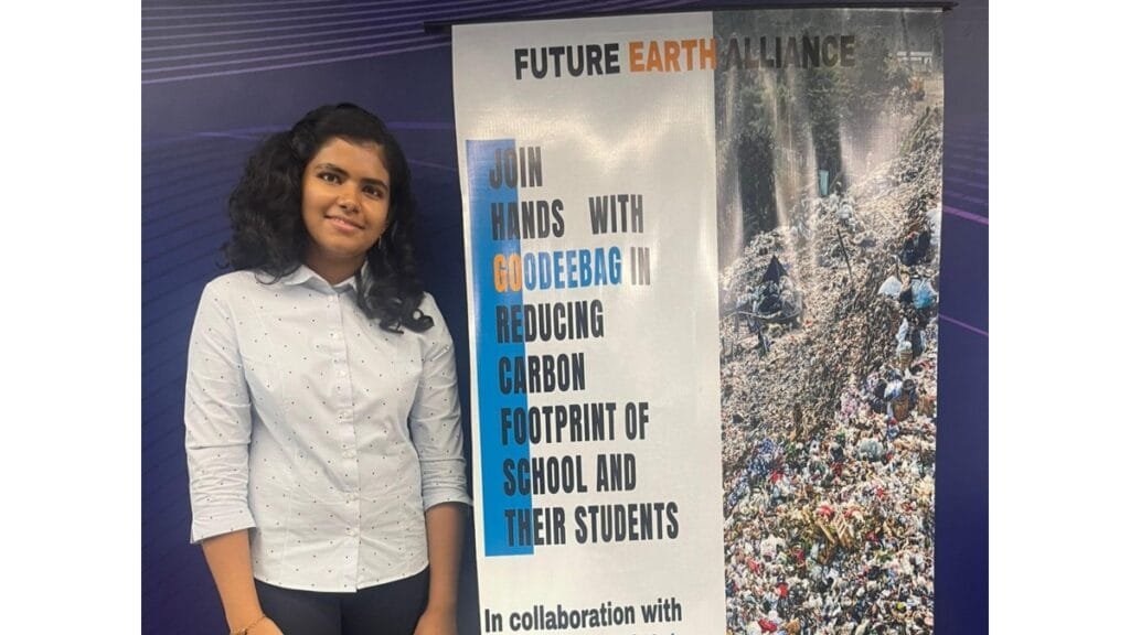 Teerdha Vunnam Named Brand Ambassador for Goodeebag at Future Earth Alliance Event