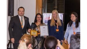 Smita Patil Receives Women Achiever of the Year Award at Rising Bharat Conclave in the UK Parliament