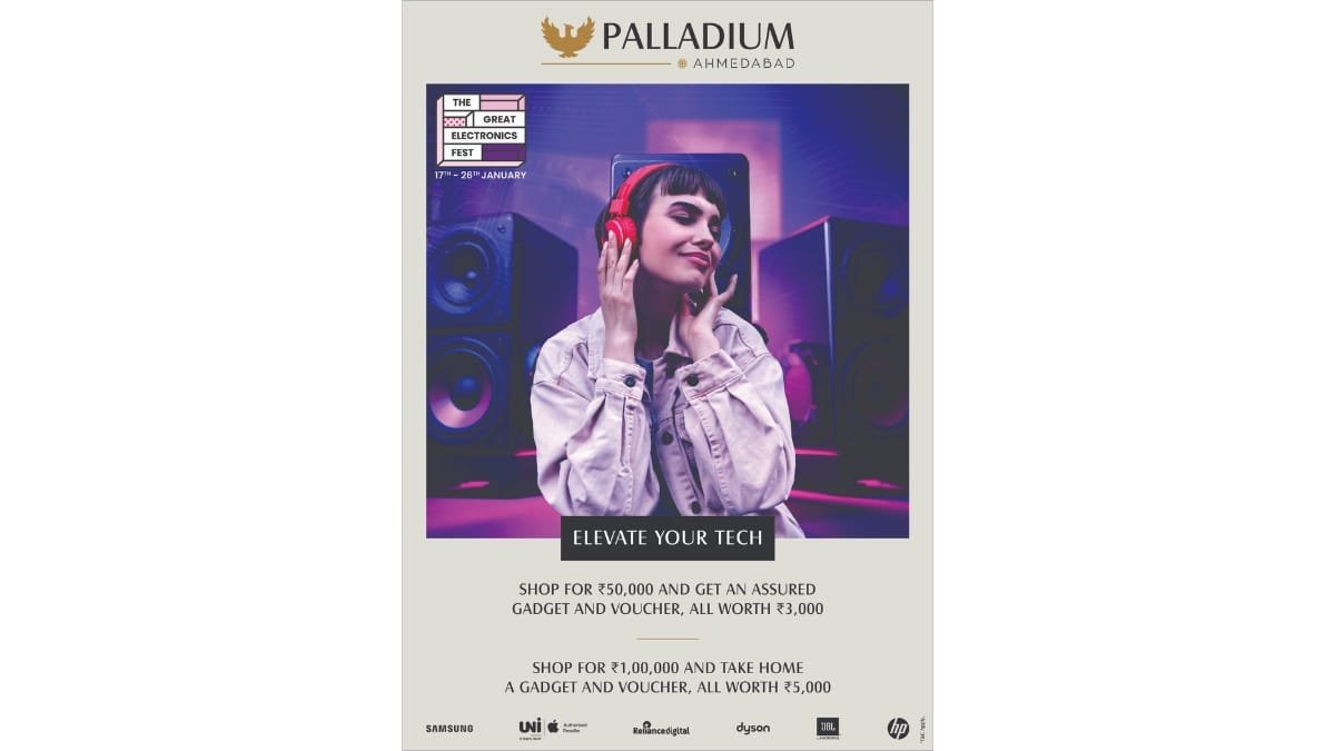 The Great Electronic Fest at Palladium Ahmedabad: Unmissable Offers on Premium Electronic Brands till 26th January 2025