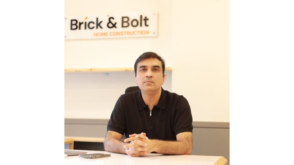 Mr. Jayesh Rajpurohit, Co-founder & CEO Brick & Bolt