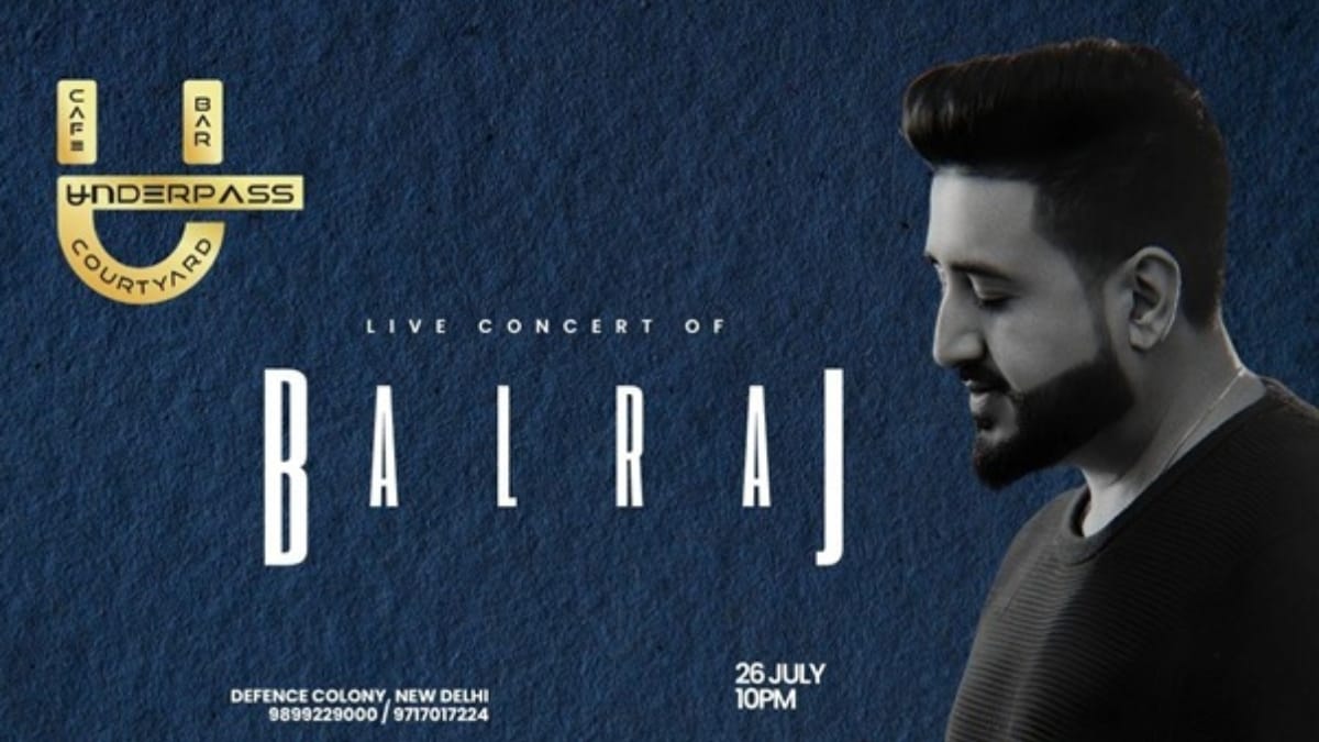 Get Ready for Balraj Live at Cafe Underpass The Biggest Punjabi Night of 2025 - PNN