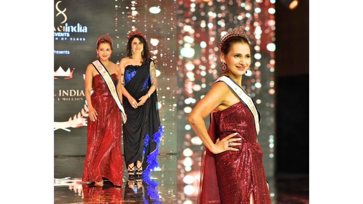 Mrs. India One in a Million 2025 – Season 5 Alka Goel, 58, Redefines Womanhood Zonal Winner (Central) “Popular”, “Beauty with Brain” & “Bold and Beautiful” - PNN