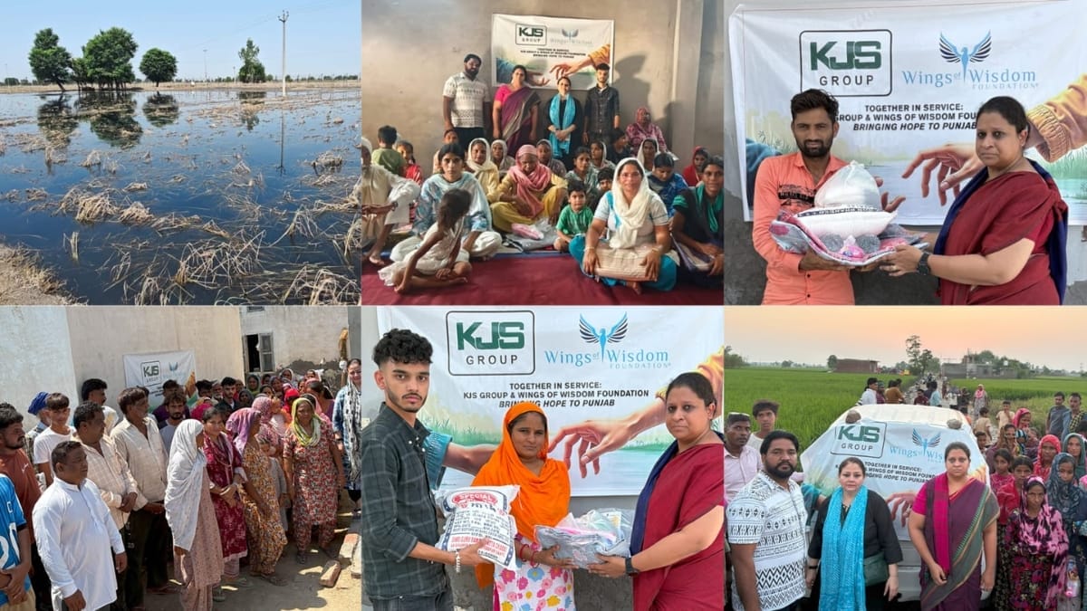 Wings of Wisdom Foundation & KJS Ahluwalia Group of Companies Extend Flood Relief to 500 Families in Punjab Ahluwalia
