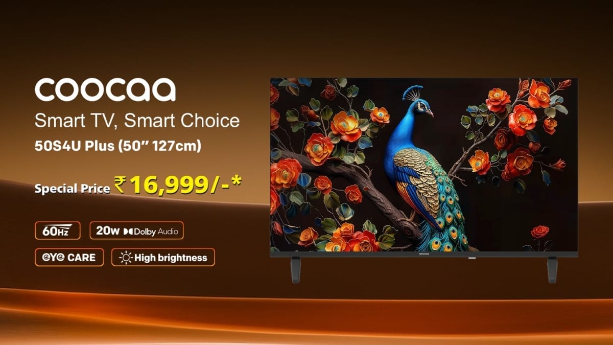 Coocaa Sets a New Benchmark in India’s Smart TV Market with the Launch of the 50-inch S4U Plus at Just Rs 16,999 Coocaa