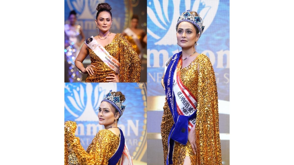 Nawsheen Kinoo Crowned Winner of Glammonn Mrs India Worldwide 2025 Nawsheen