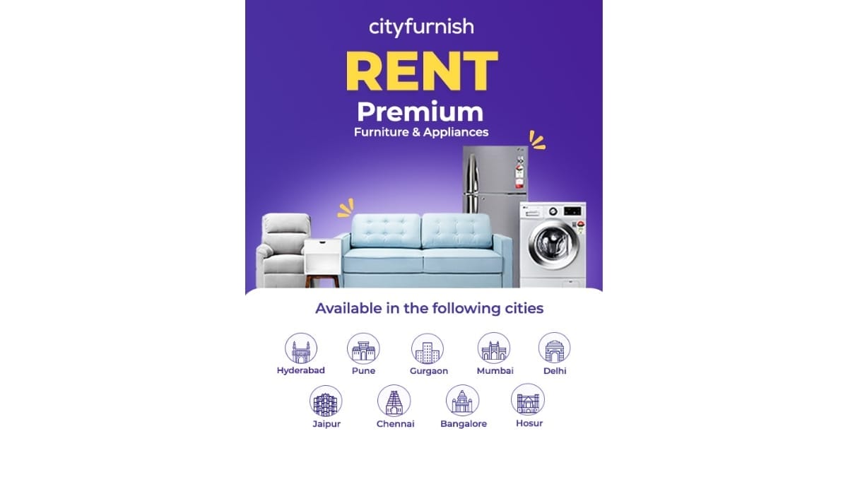 Cityfurnish, India’s Leading Furniture & Appliance Rental Brand, Announces Expansion into Hosur, Chennai, and Jaipur Cityfurnish