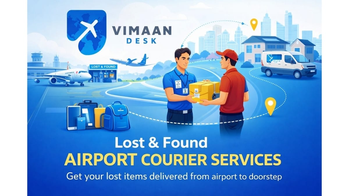 Forgot It at the Airport? Vimaan Desk Strengthens Airport Lost & Found Courier Network Across India’s Major Aviation Hubs Forgot It at the Airport? Vimaan Desk Strengthens Airport Lost & Found Courier Network Across India’s Major Aviation Hubs-PNN
