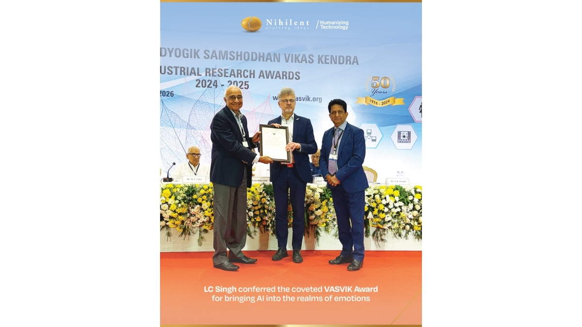 Nihilent’s Founder and Executive Chairman, L.C. Singh, Honoured with Prestigious VASVIK Industrial Research Award for Pioneering AI Innovation Nihilent’s Founder-PNN