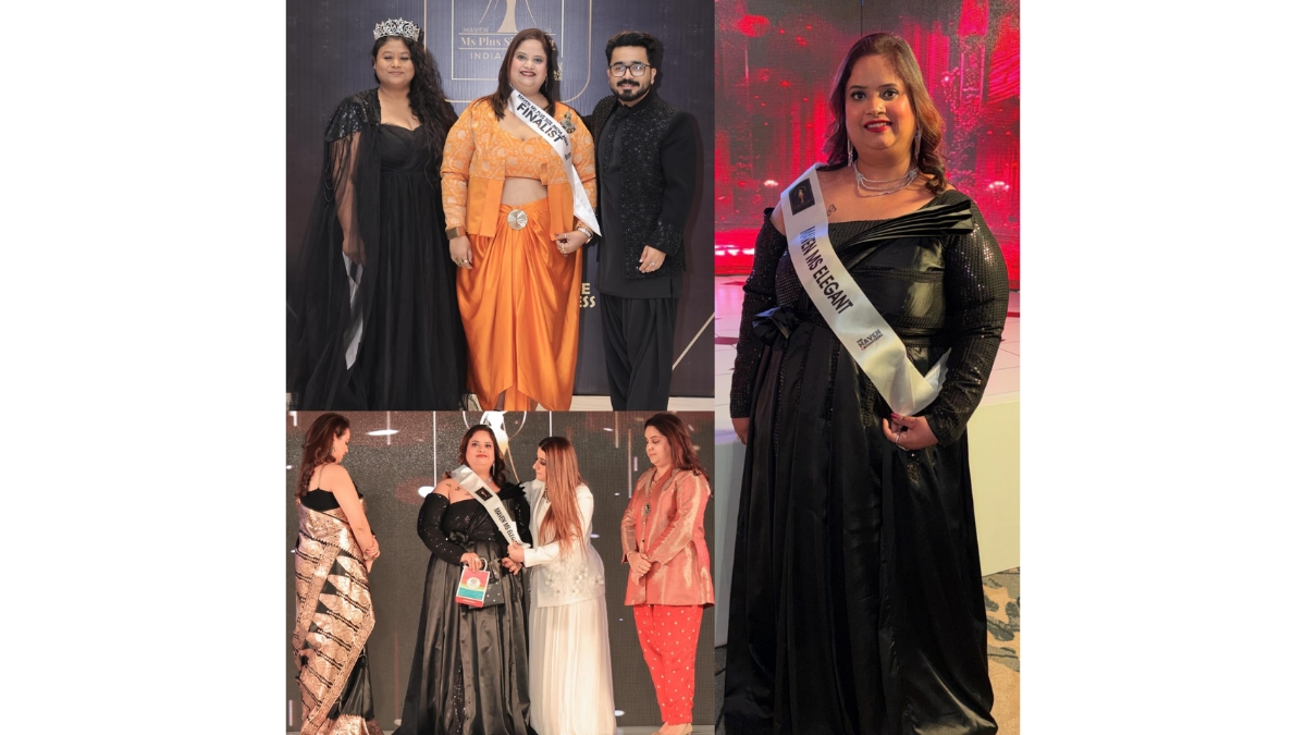Shikha Agarwal Crowned Subtitle Winner Ms Elegance at Maven Ms Plus Size India, Inspires Women with Confidence-PNN