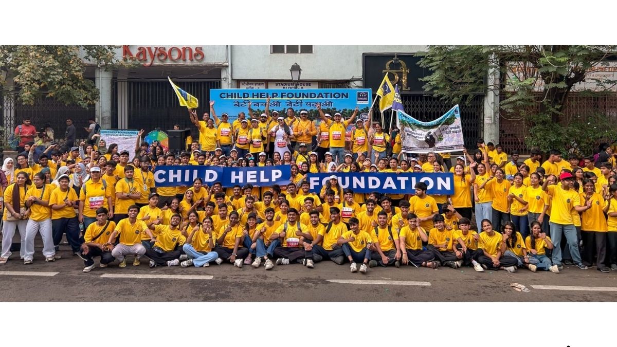 Child Help Foundation Runs for the Girl Child at Tata Mumbai Marathon 2026
